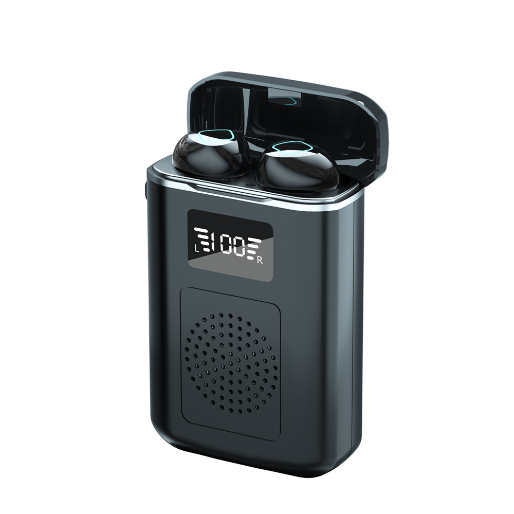 TWS Bluetooth 5.1 Earphones In-ear Earbuds Super Large Charging Compartment Capacity 4000mAh Headset