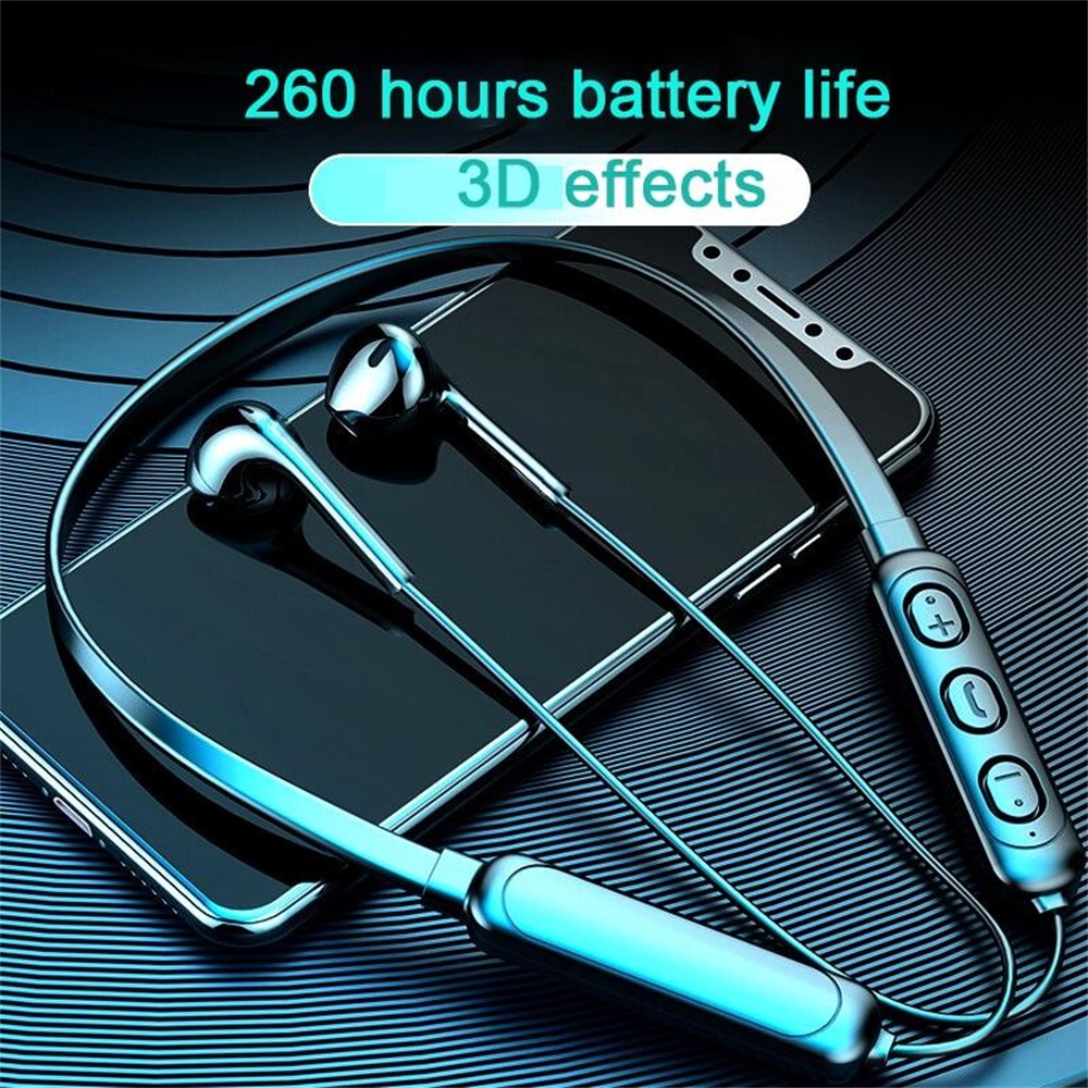 Hanging Neck Sports Wireless Bluetooth Headset Earphone Binaural Running Mini Neck
